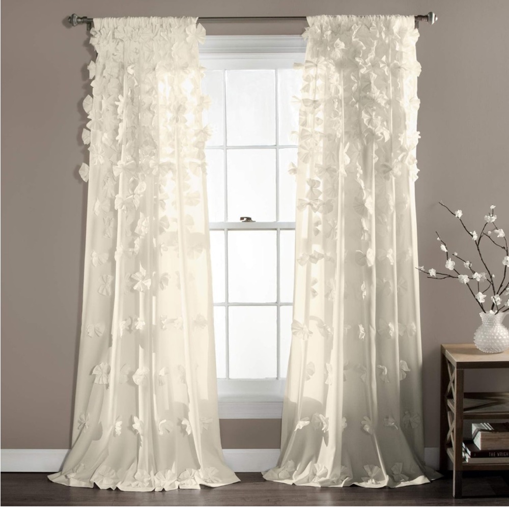 Lush Decor Curtains IVORY